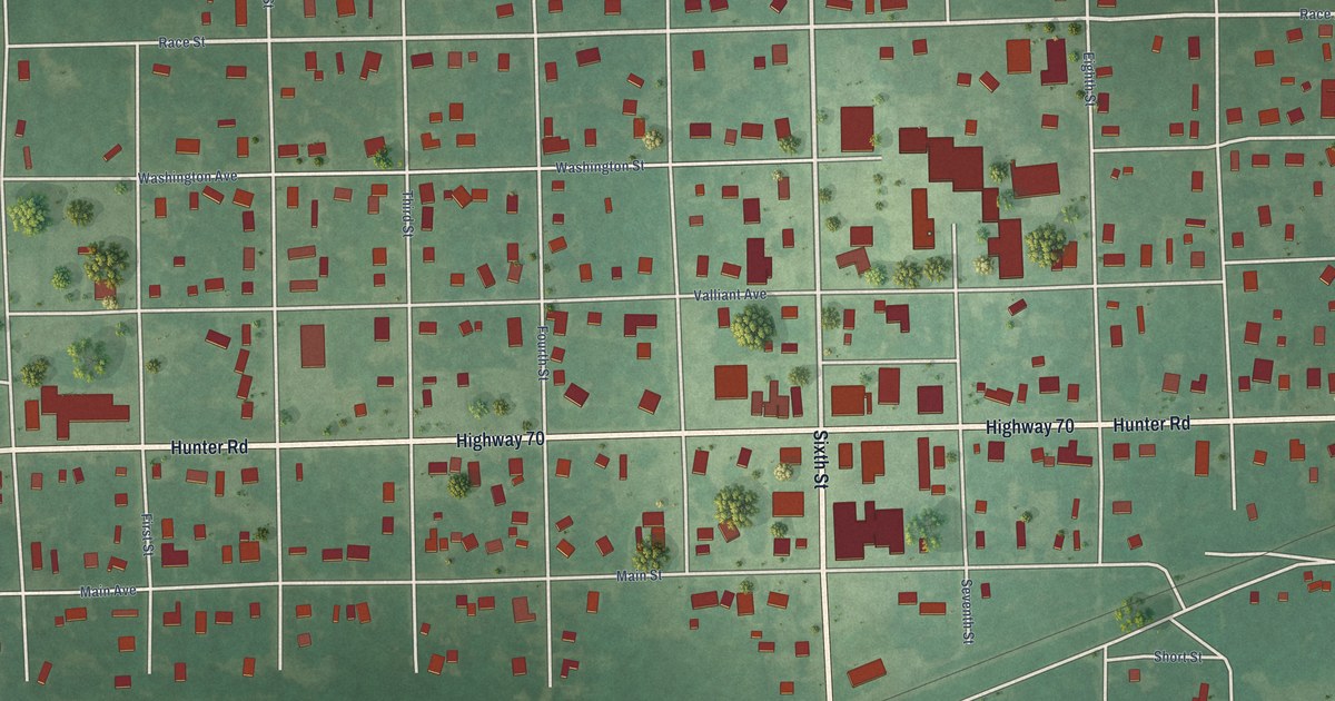 Map of Boswell, Oklahoma in 2026