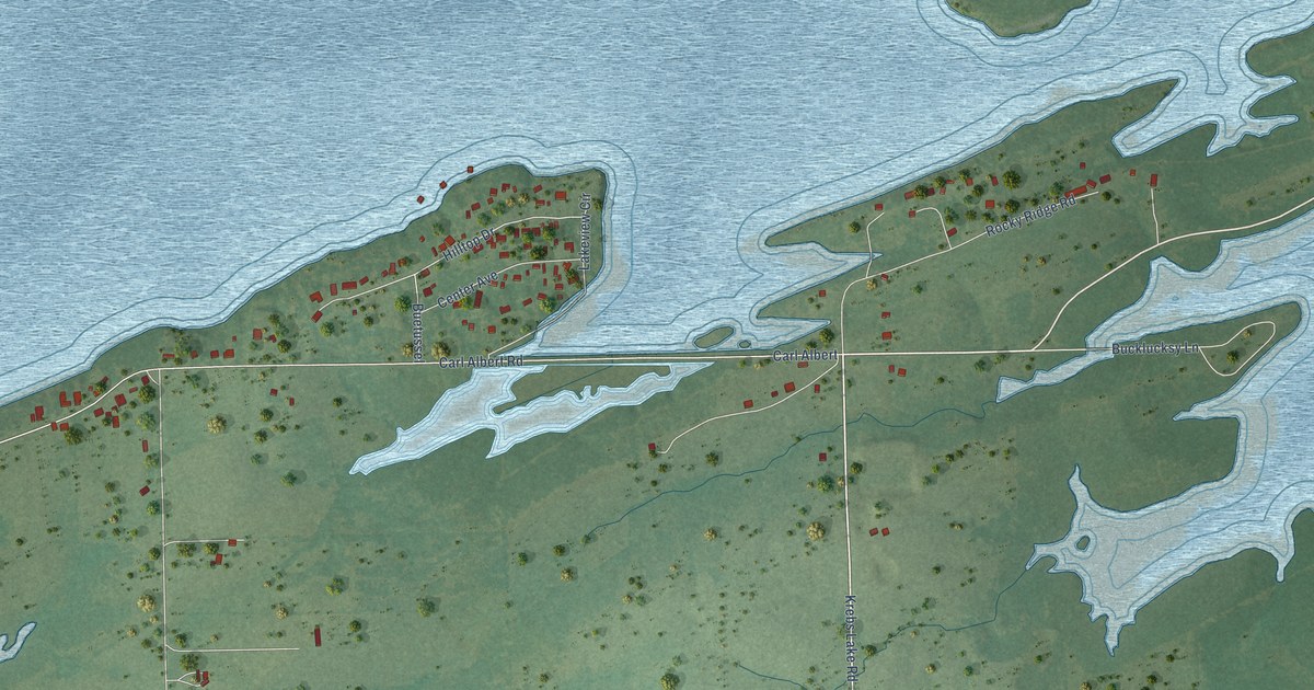 Map of Bug Tussle, Oklahoma in 2026