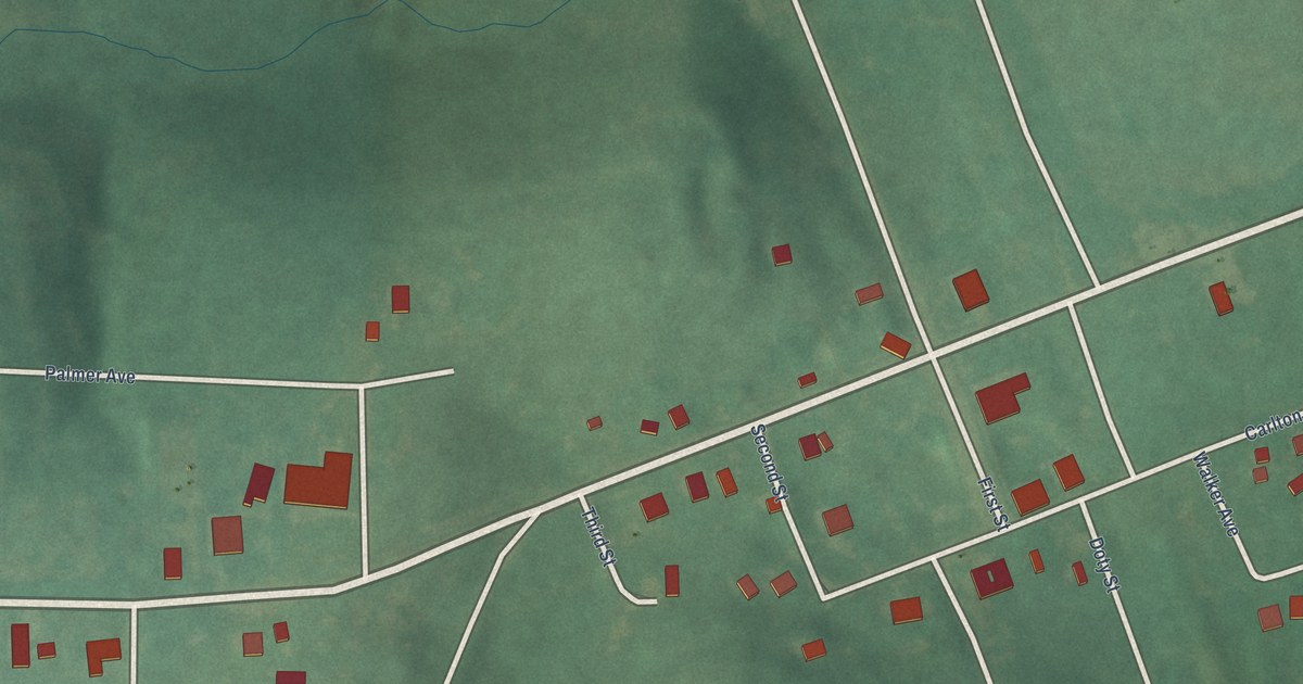 Map of Burbank, Oklahoma in 2026