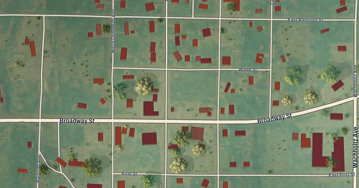 Map of Butler, Oklahoma in 2026
