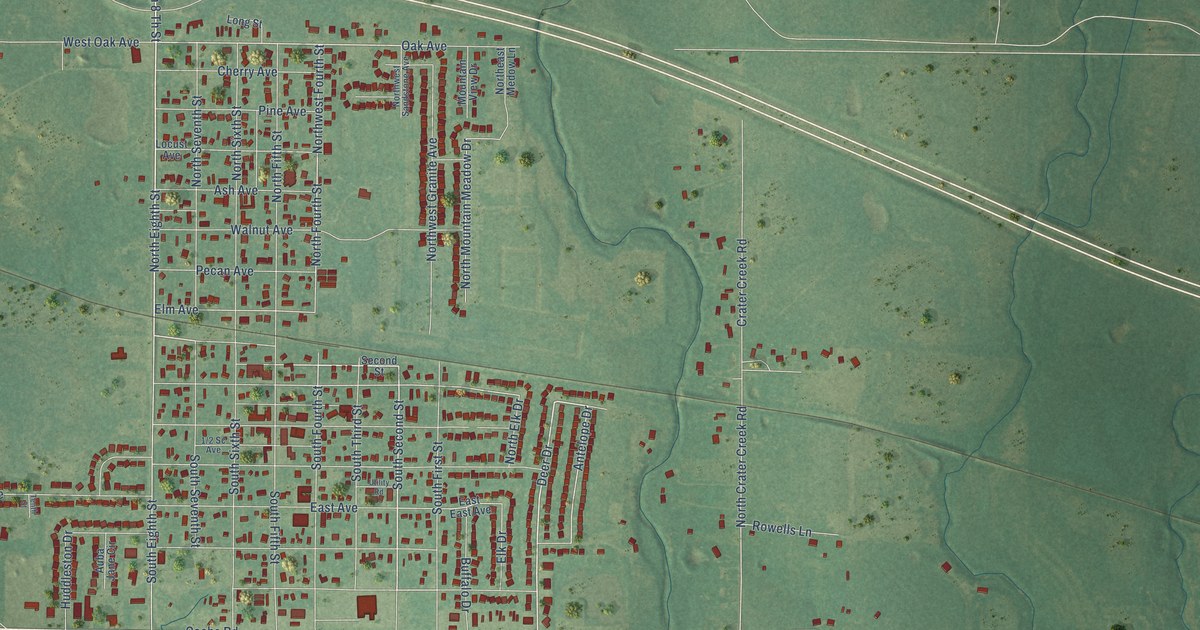 Map of Cache, Oklahoma in 2026