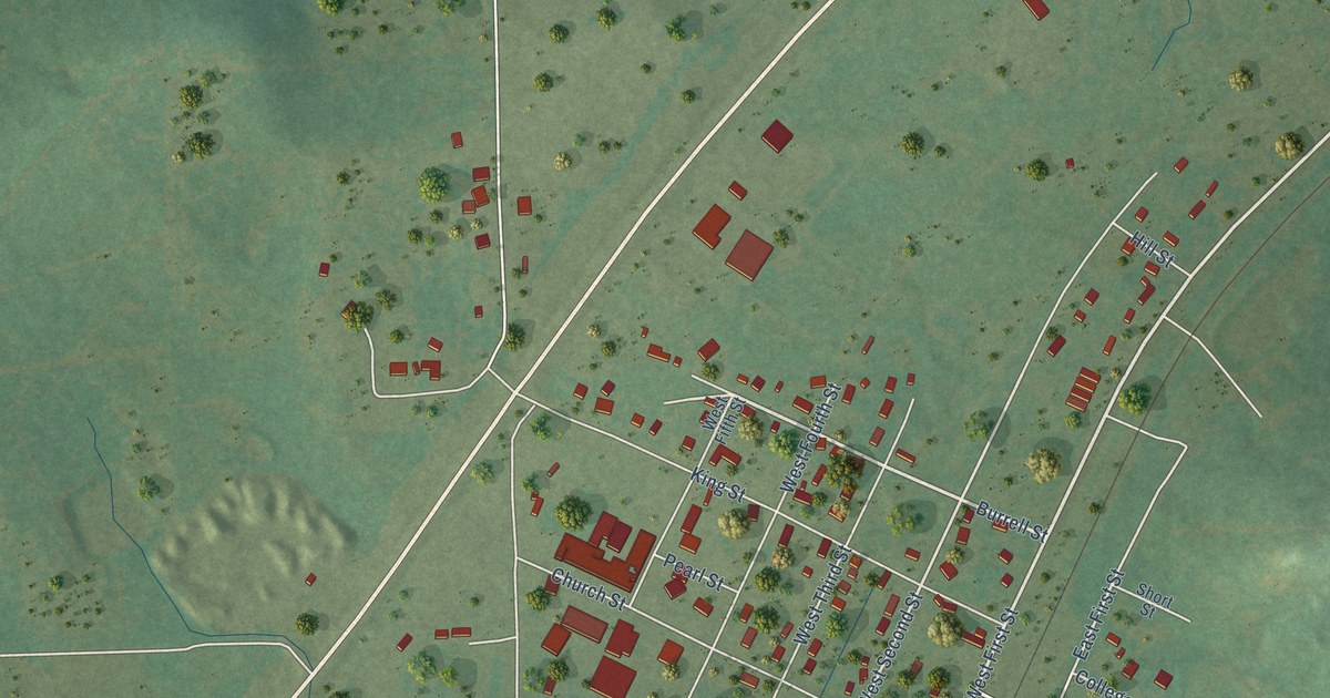 Map of Cameron, Oklahoma in 2026