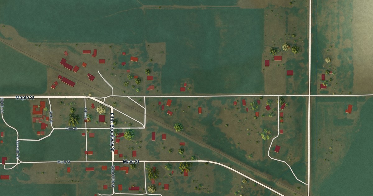 Map of Carrier, Oklahoma in 2026