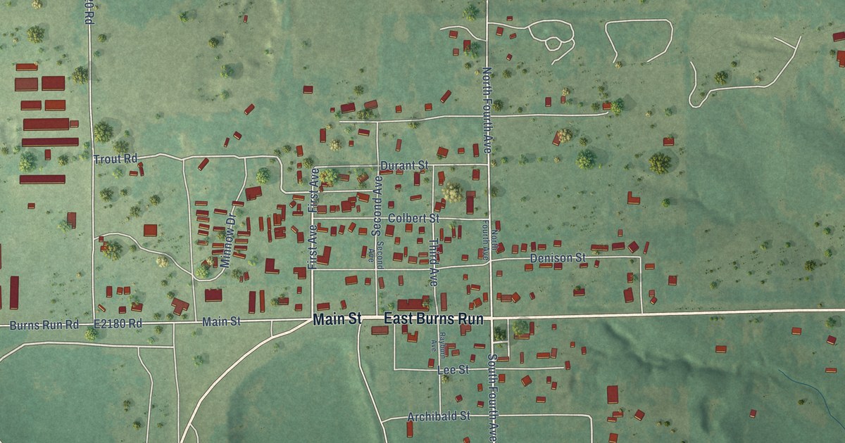Map of Cartwright, Oklahoma in 2026