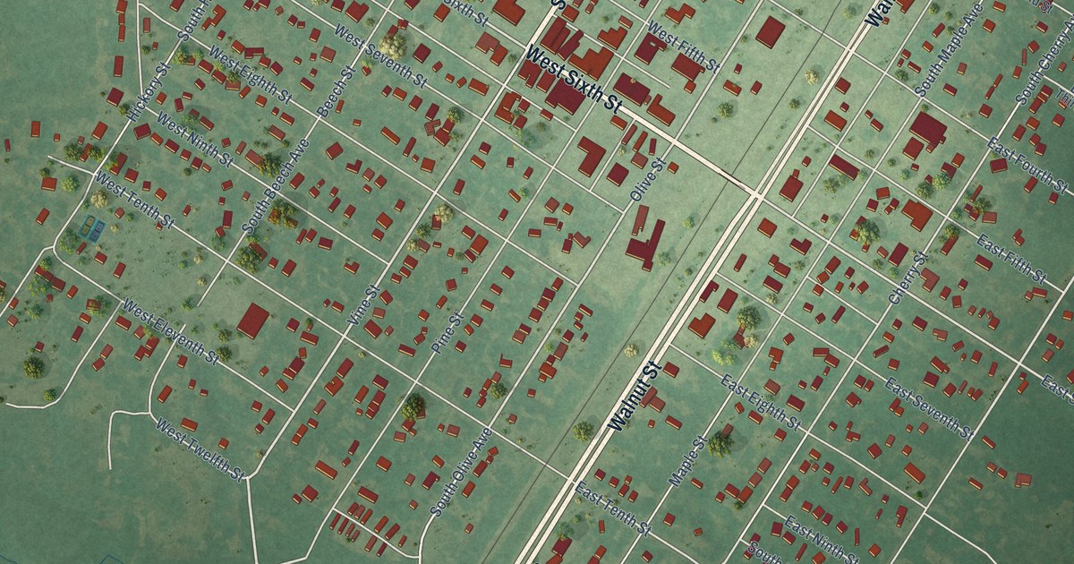 Map of Chelsea, Oklahoma in 2026