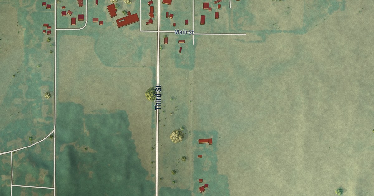 Map of Cleo Springs, Oklahoma in 2026