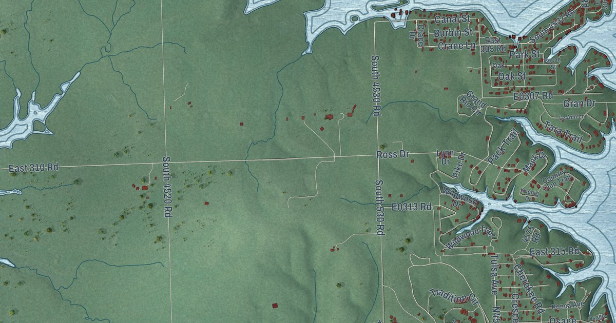 Map of Cleora, Oklahoma in 2026
