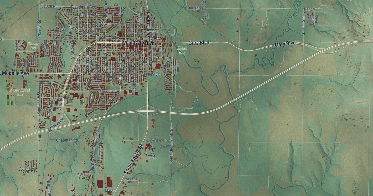 Map of Clinton, Oklahoma in 2026