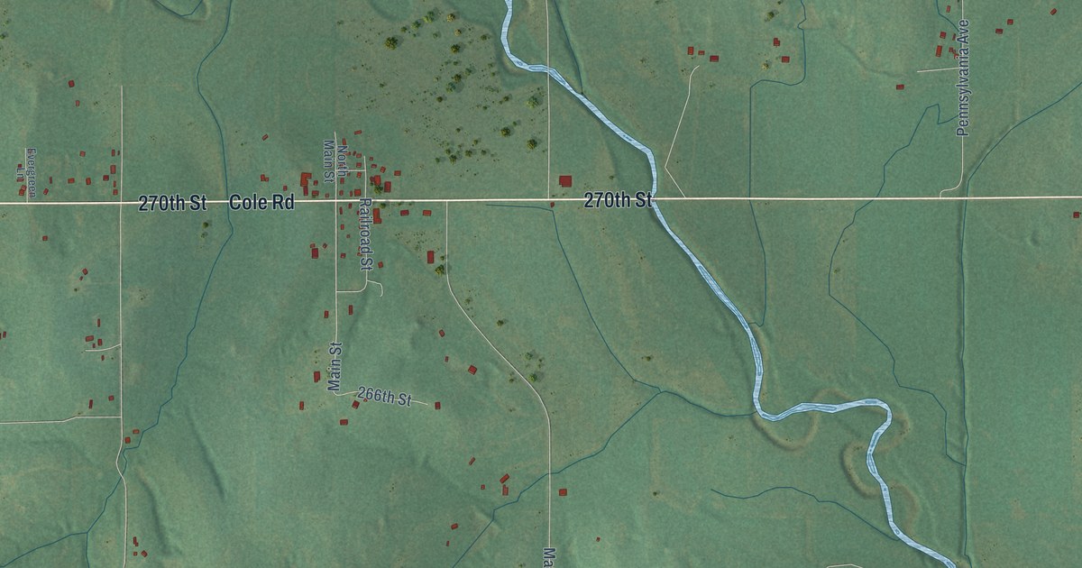 Map of Cole, Oklahoma in 2026