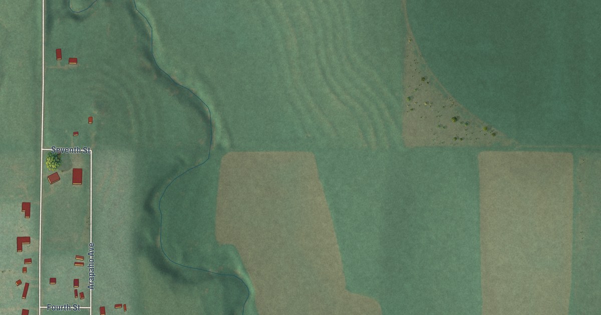 Map of Colony, Oklahoma in 2026