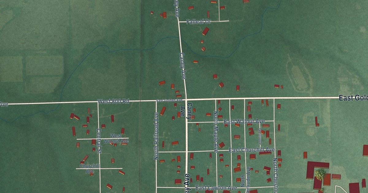 Map of Copan, Oklahoma in 2026