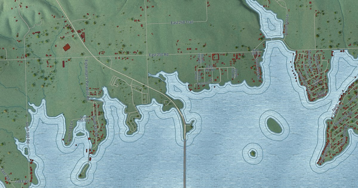 Map of Copeland, Oklahoma in 2026