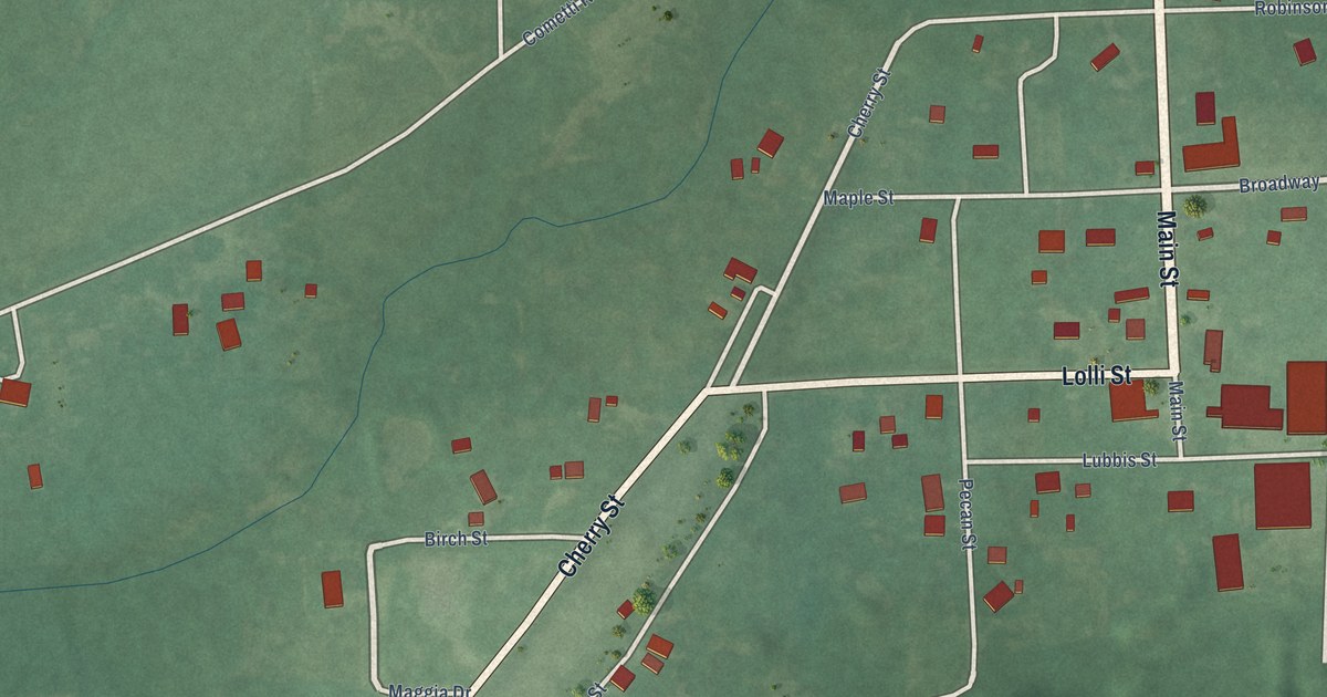 Map of Cottonwood, Oklahoma in 2026