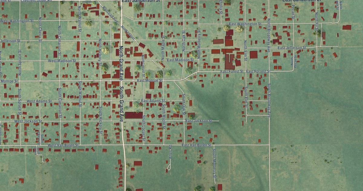 Map of Crescent, Oklahoma in 2026
