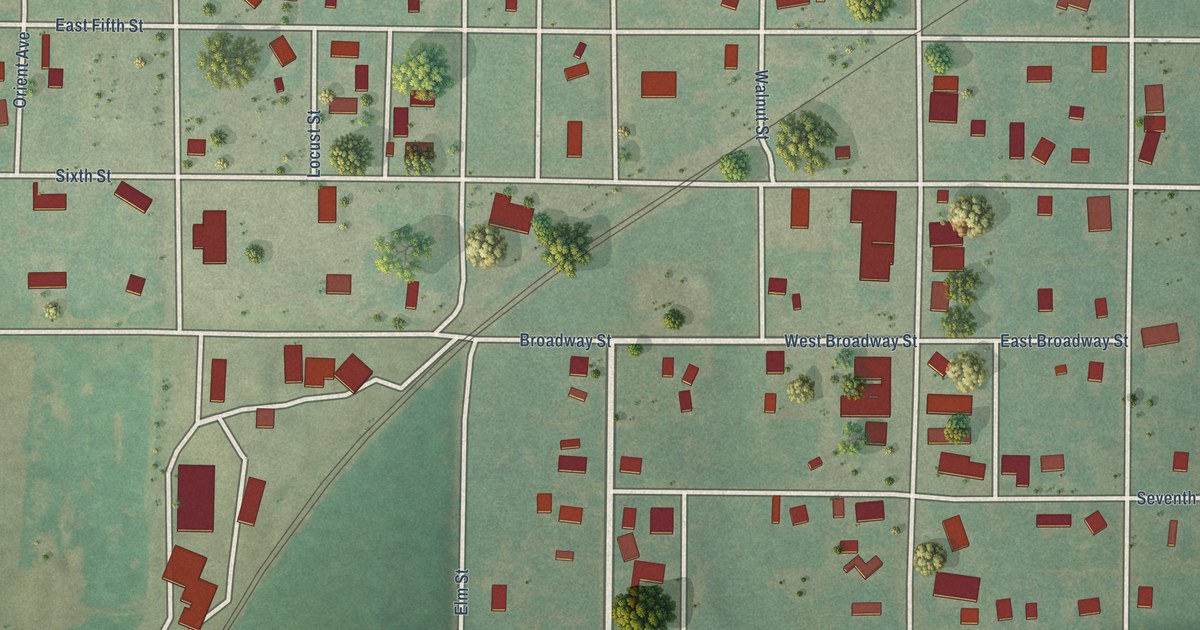 Map of Custer City, Oklahoma in 2026