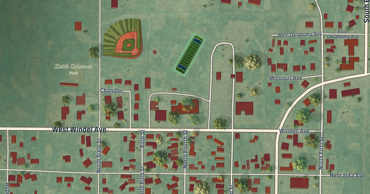 Map of Cyril, Oklahoma in 2026