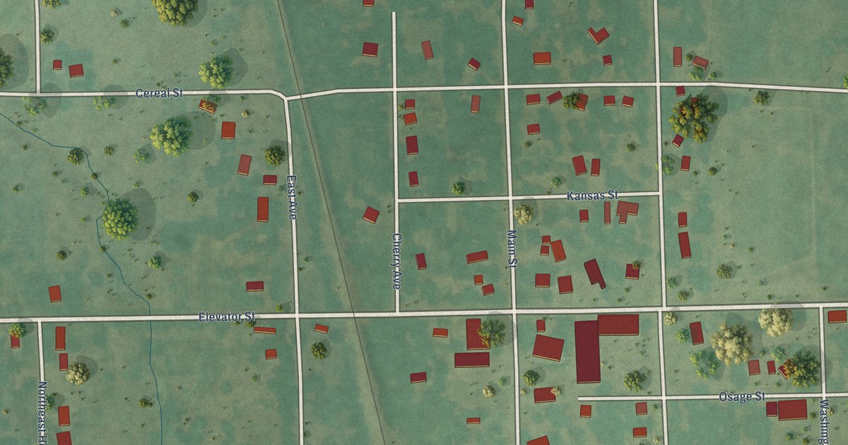 Map of Delaware, Oklahoma in 2026
