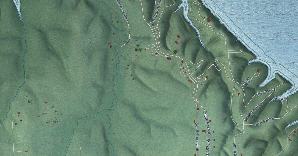 Map of Dennis, Oklahoma in 2026