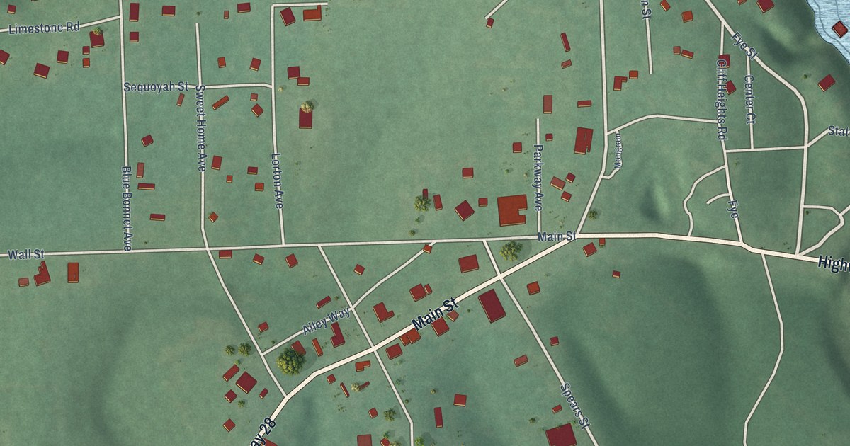 Map of Disney, Oklahoma in 2026