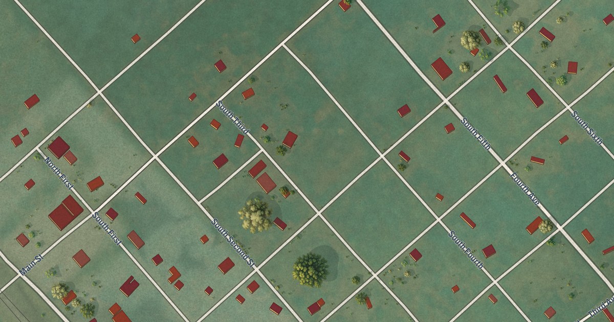 Map of Dougherty, Oklahoma in 2026