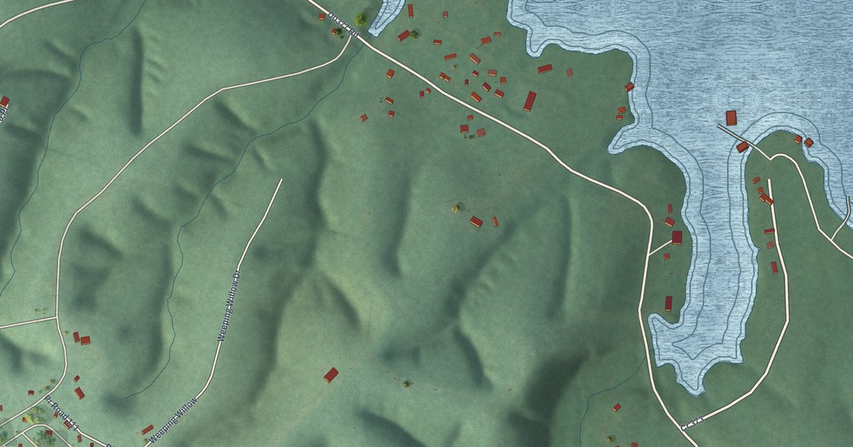 Map of Drowning Creek, Oklahoma in 2026