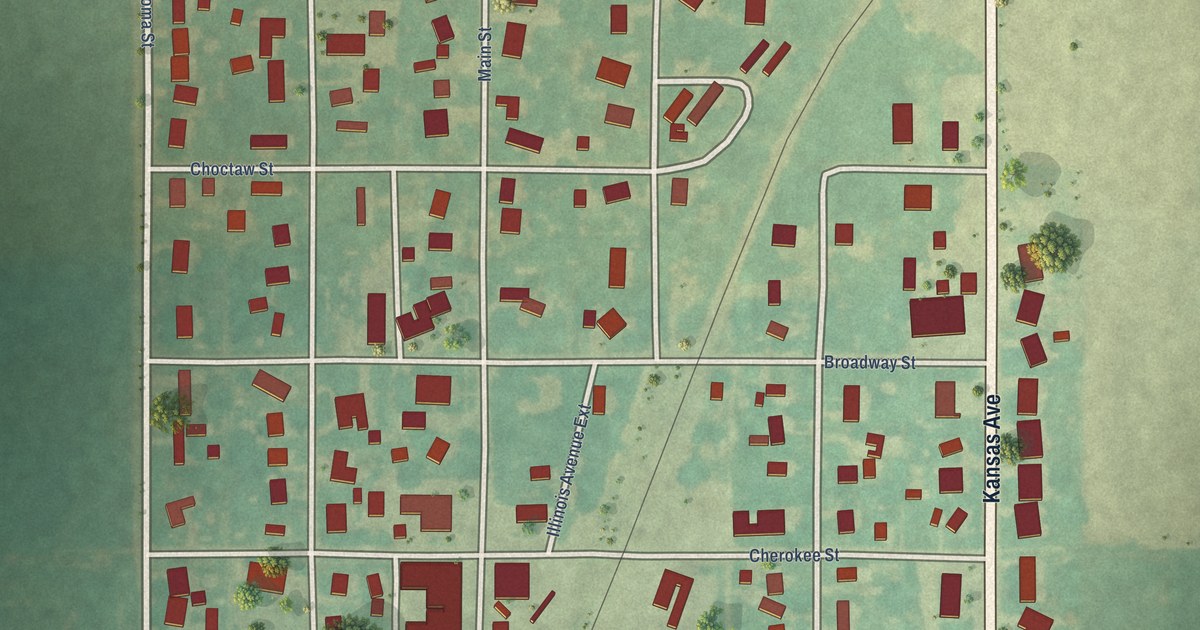 Map of Drummond, Oklahoma in 2026