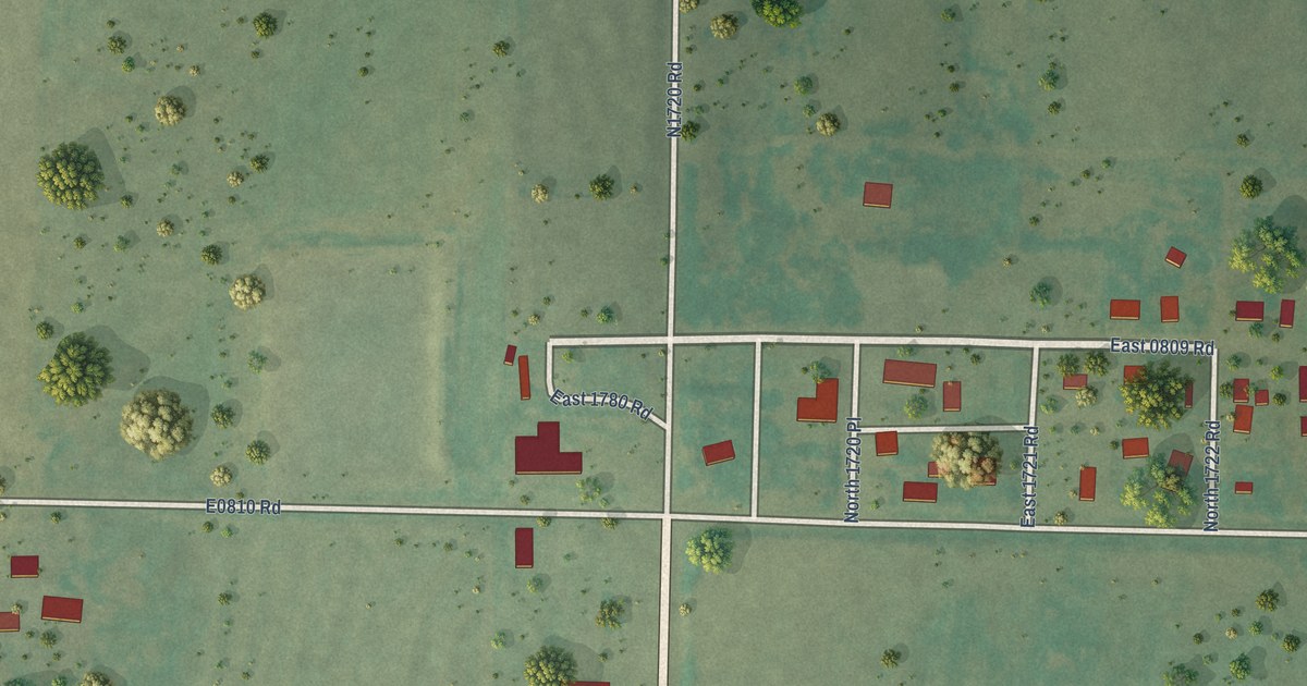 Map of Durham, Oklahoma in 2026
