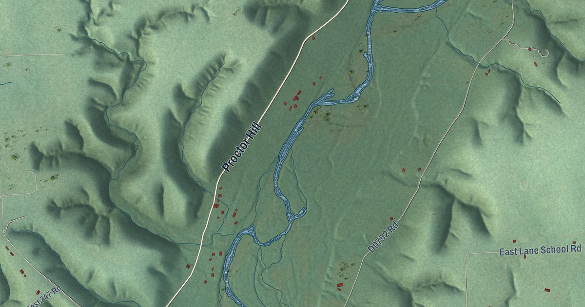 Map of Eldon, Oklahoma in 2026