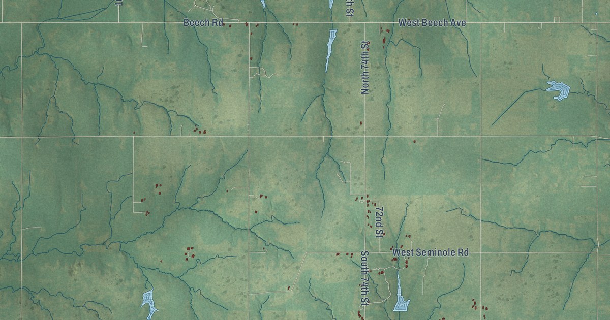 Map of Empire City, Oklahoma in 2026