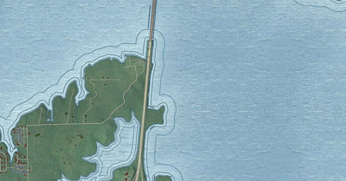 Map of Eufaula, Oklahoma in 2026