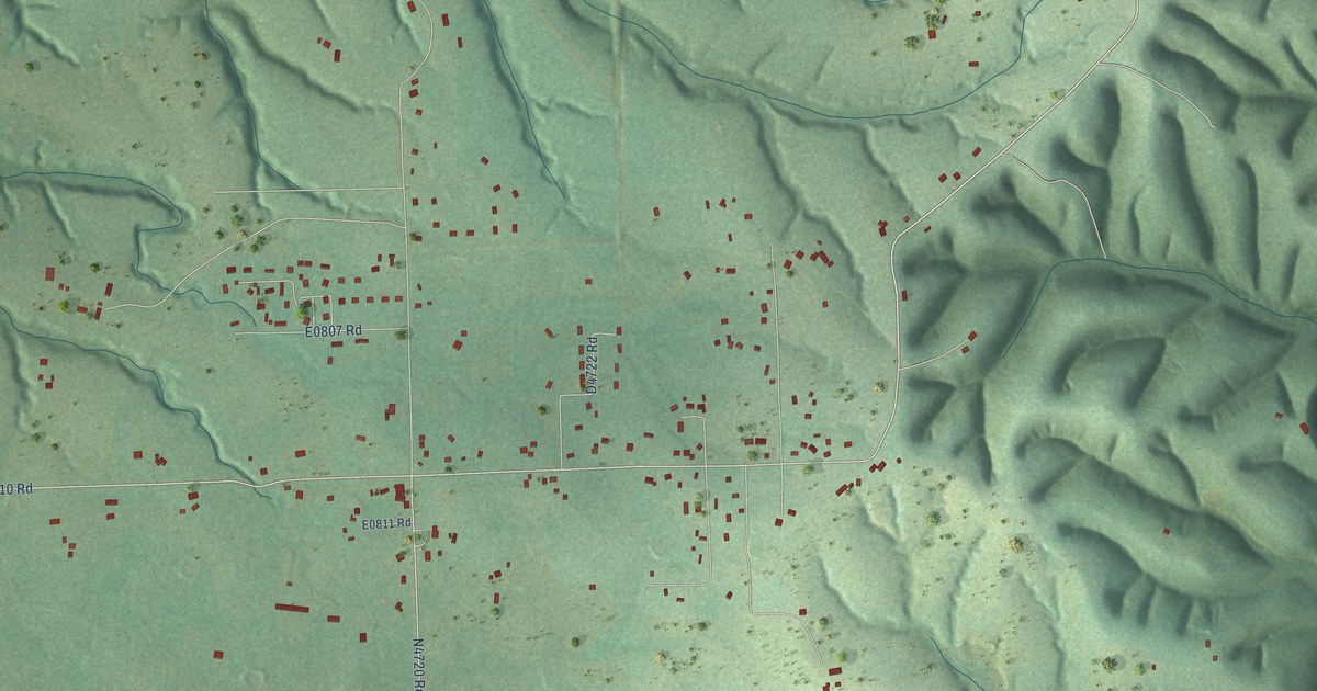 Map of Fairfield, Oklahoma in 2026