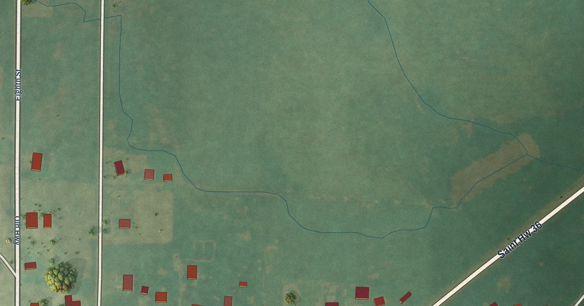 Map of Faxon, Oklahoma in 2026