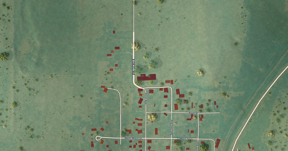 Map of Fay, Oklahoma in 2026