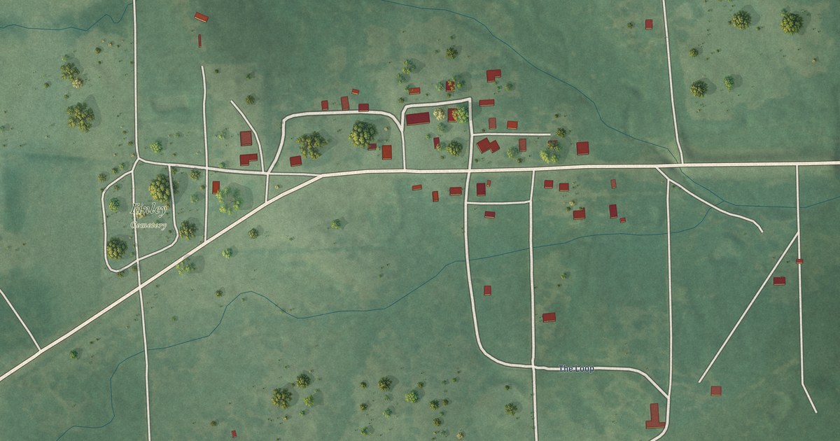 Map of Finley, Oklahoma in 2026