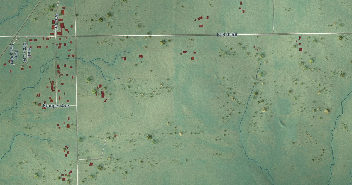 Map of Fitzhugh, Oklahoma in 2026