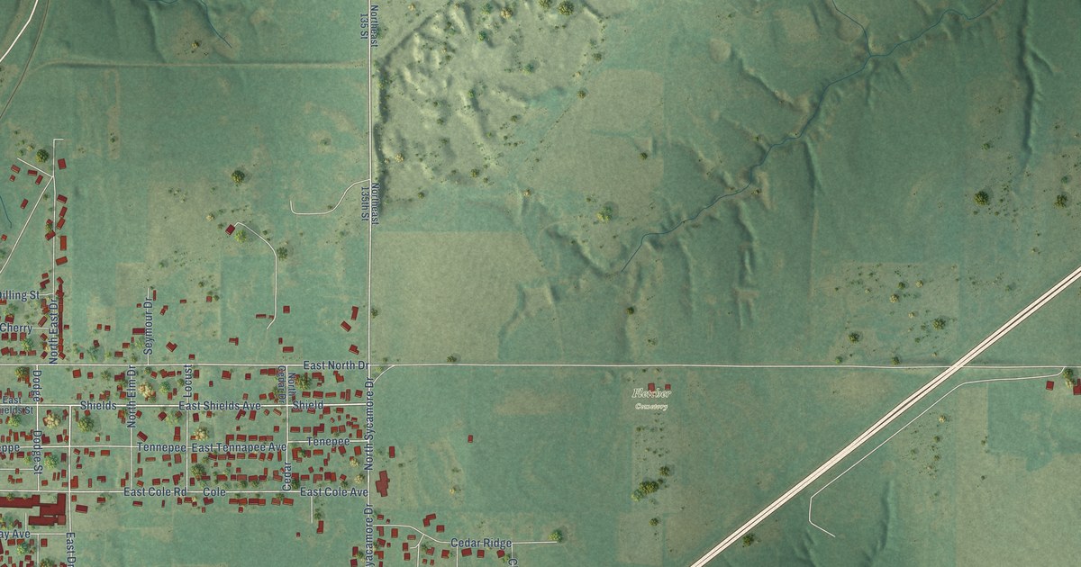 Map of Fletcher, Oklahoma in 2026