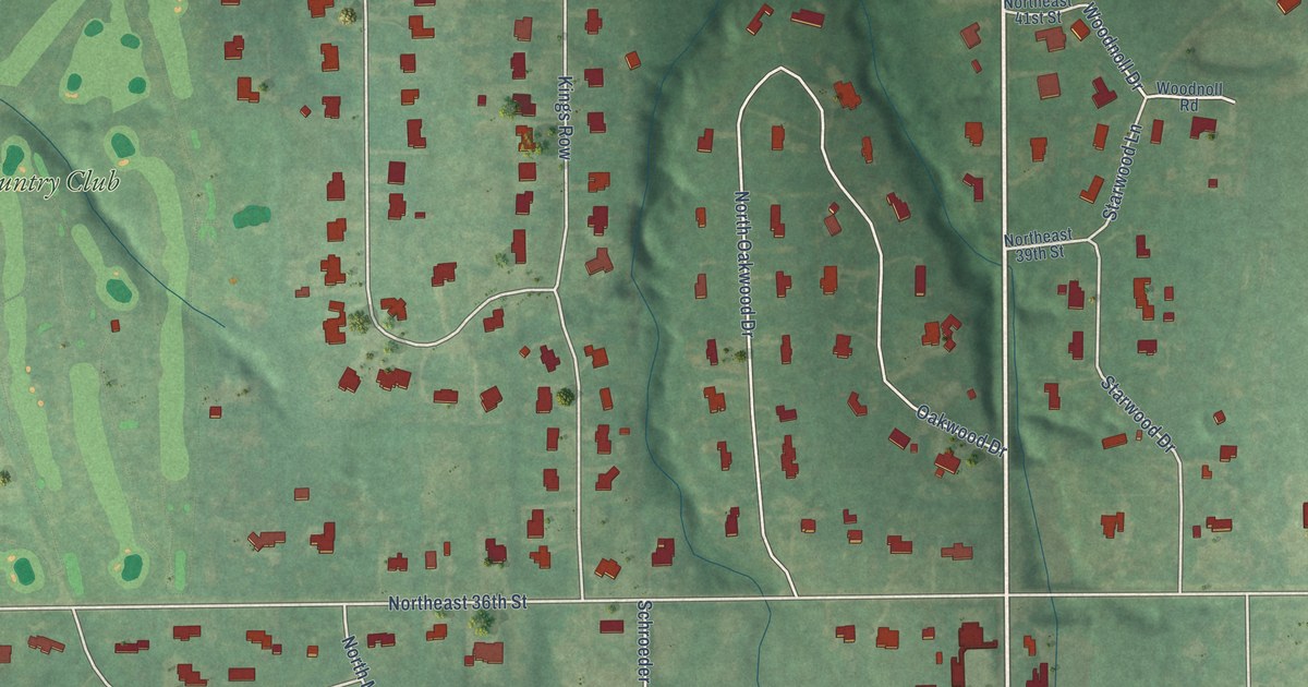 Map of Forest Park, Oklahoma in 2026