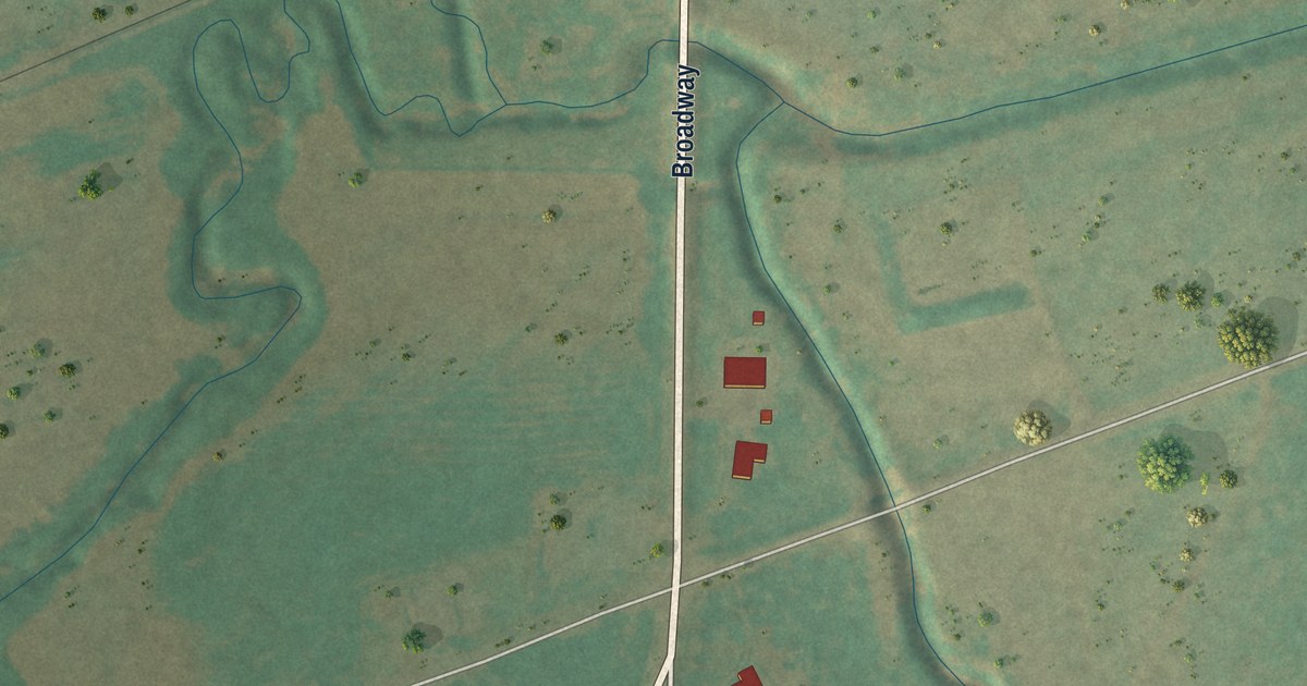 Map of Foss, Oklahoma in 2026