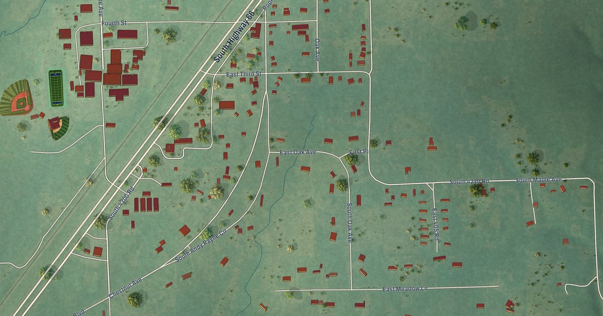 Map of Foyil, Oklahoma in 2026