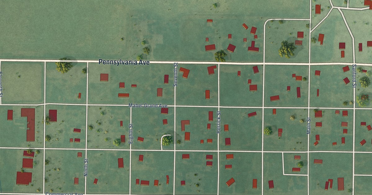 Map of Gotebo, Oklahoma in 2026