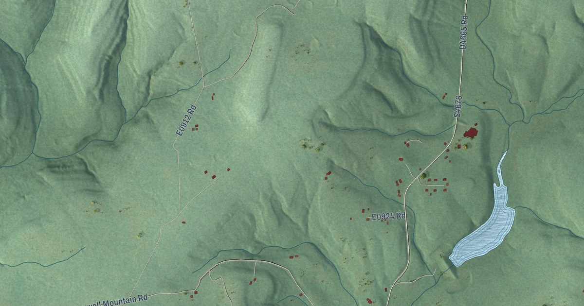 Detailed Map of Greasy, Oklahoma