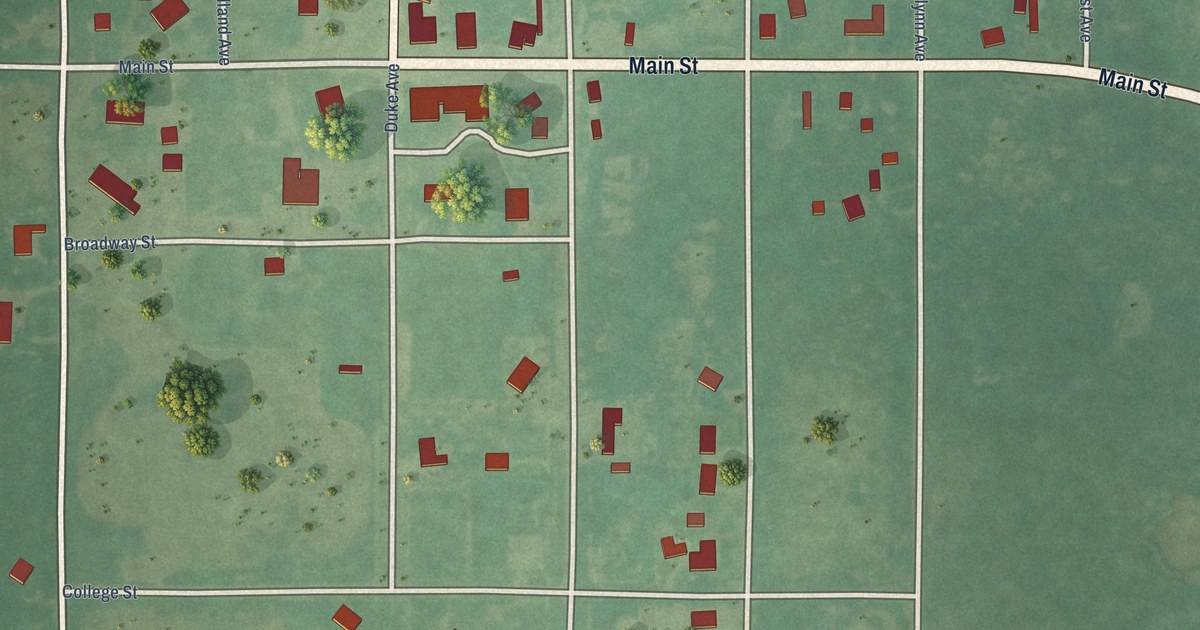Map of Hastings, Oklahoma in 2026