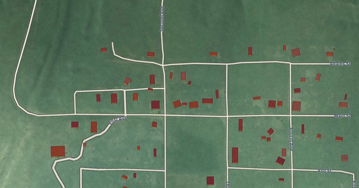 Map of Hendrix, Oklahoma in 2026