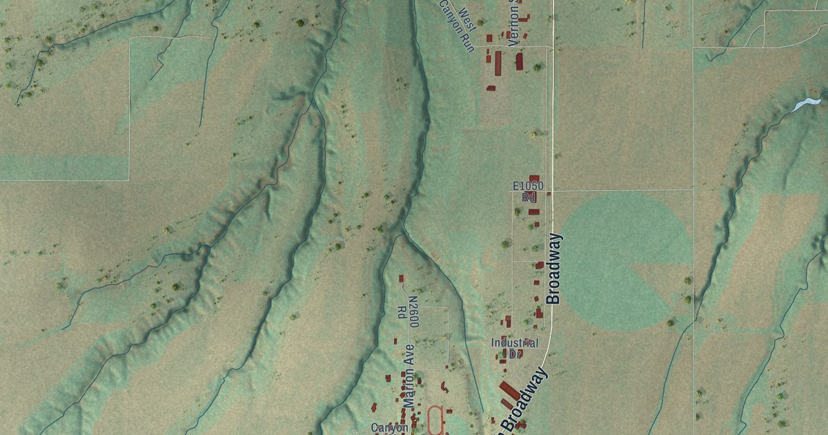 Map of Hinton, Oklahoma in 2026