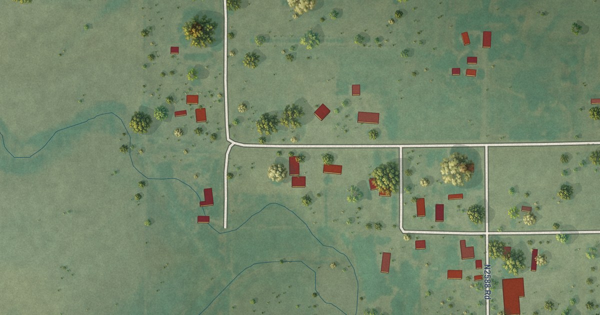 Map of Homestead, Oklahoma in 2026