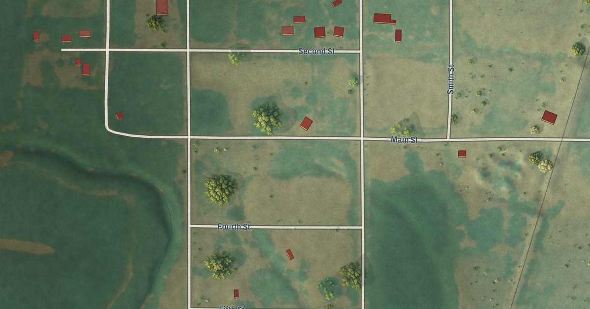 Map of Jefferson, Oklahoma in 2026