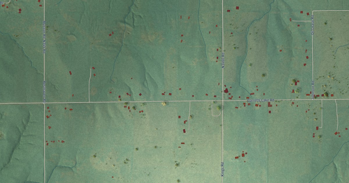 Map of Johnson, Oklahoma in 2026