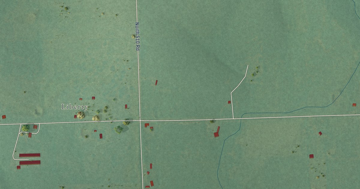 Map of Johnson Prairie, Oklahoma in 2026