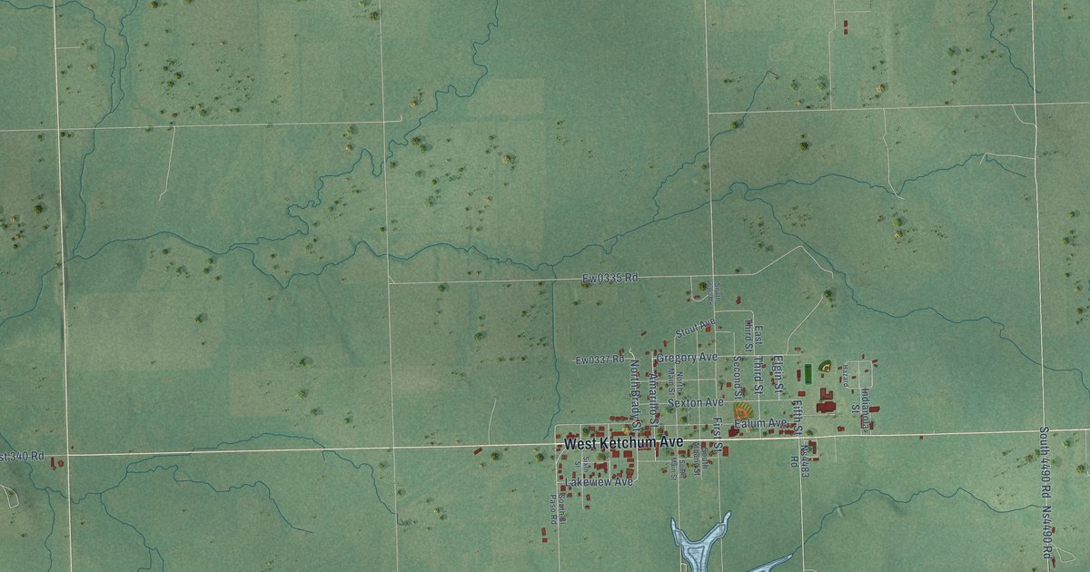 Map of Ketchum, Oklahoma in 2026
