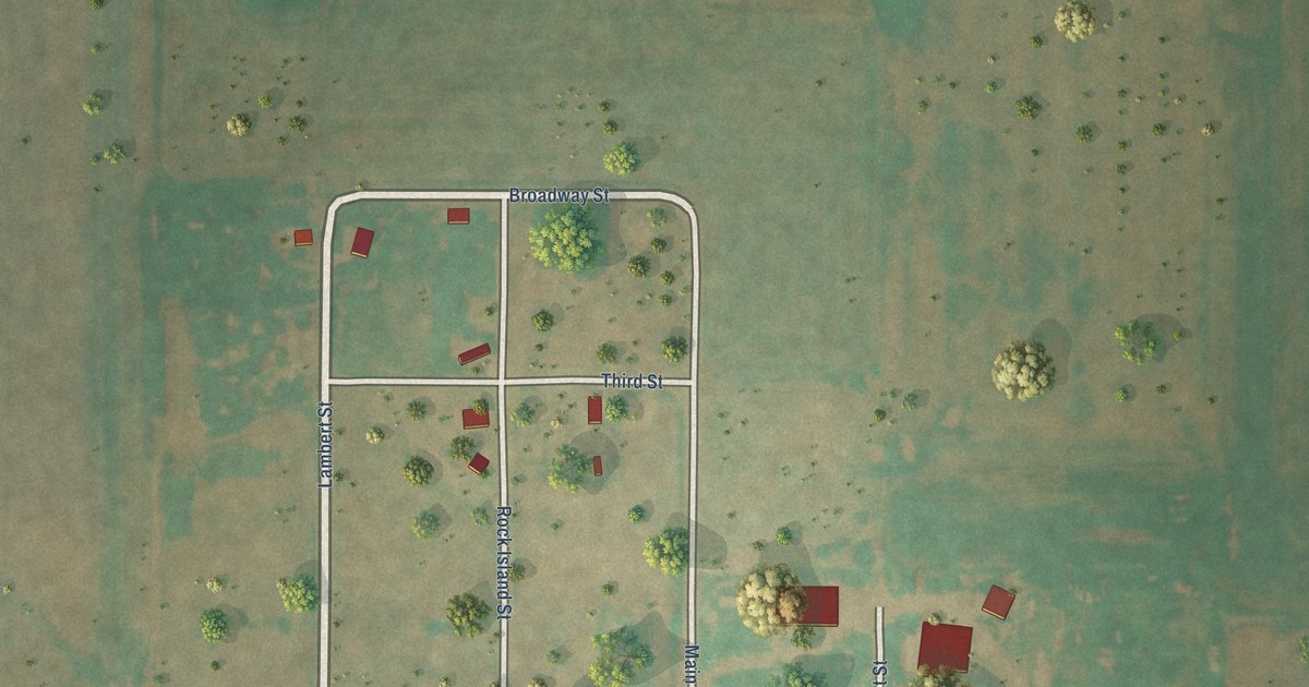 Map of Lambert, Oklahoma in 2026